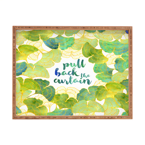 Hello Sayang Pull Back The Curtain Rectangular Tray