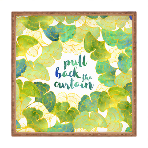 Hello Sayang Pull Back The Curtain Square Tray