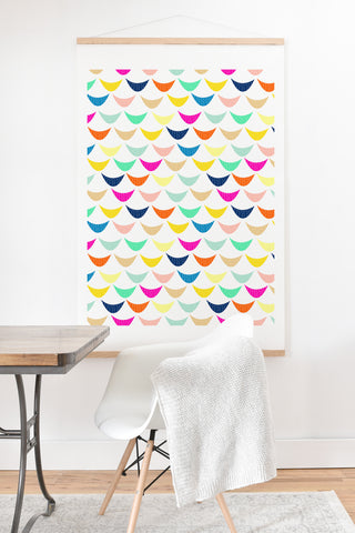 Hello Sayang Rainbow Fish Art Print And Hanger