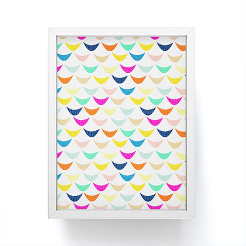 Hello Sayang Rainbow Fish Framed Mini Art Print