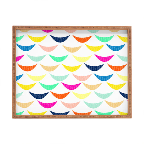 Hello Sayang Rainbow Fish Rectangular Tray