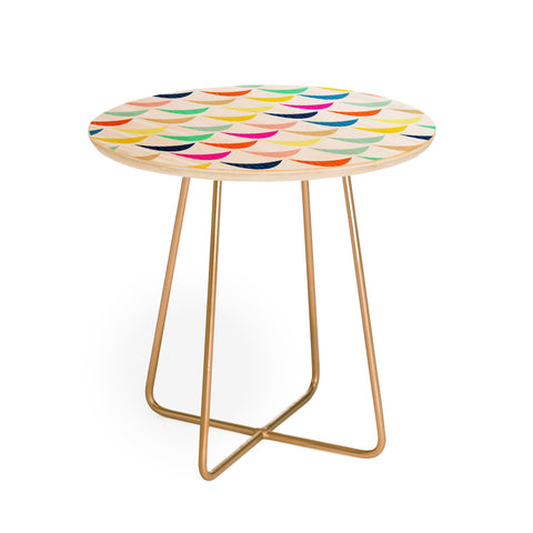 Hello Sayang Rainbow Fish Round Side Table