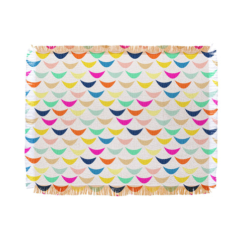 Hello Sayang Rainbow Fish Throw Blanket
