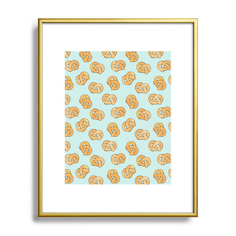 Hello Sayang Razzle Pretzel Dazzle Metal Framed Art Print