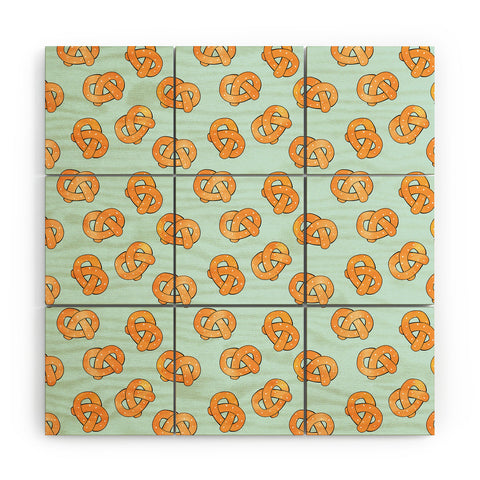 Hello Sayang Razzle Pretzel Dazzle Wood Wall Mural