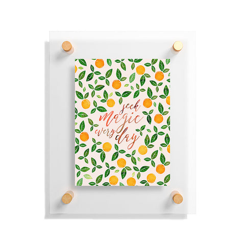 Hello Sayang Seek Magic Every Day Floating Acrylic Print