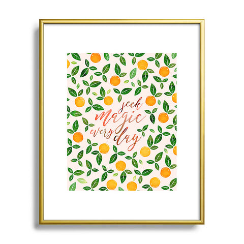 Hello Sayang Seek Magic Every Day Metal Framed Art Print