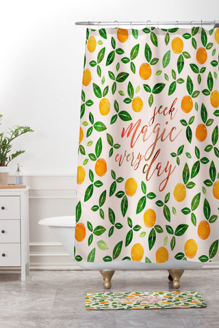 Hello Sayang Seek Magic Every Day Shower Curtain And Mat