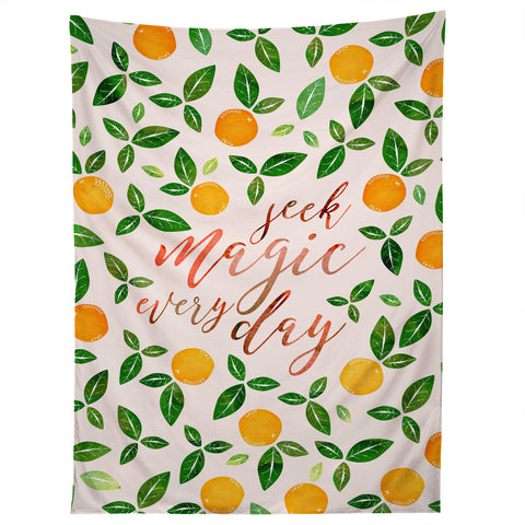 Hello Sayang Seek Magic Every Day Tapestry