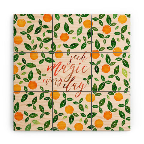 Hello Sayang Seek Magic Every Day Wood Wall Mural