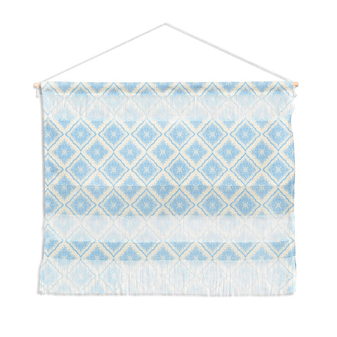 Hello Sayang Snow Flakes Icy Blue Wall Hanging Landscape