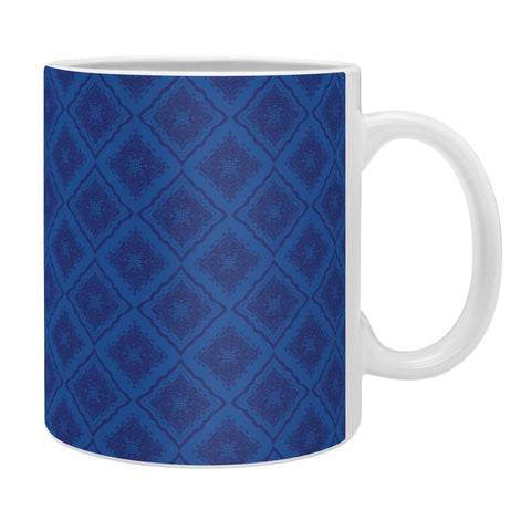 Hello Sayang Snow Flakes Midnight Blue Coffee Mug