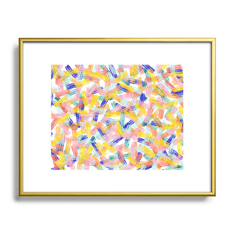 Hello Sayang Sparklers Metal Framed Art Print