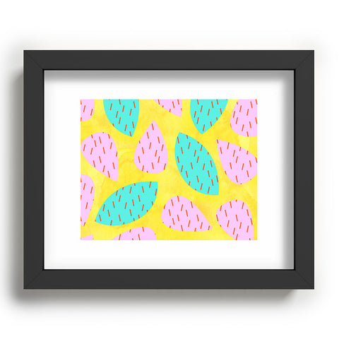 Hello Sayang Spiky Cactus Recessed Framing Rectangle