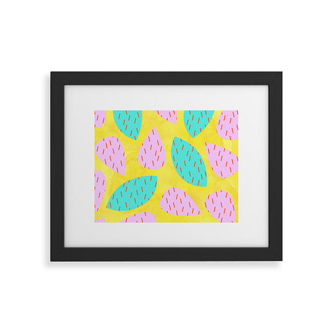 Hello Sayang Spiky Cactus Framed Art Print