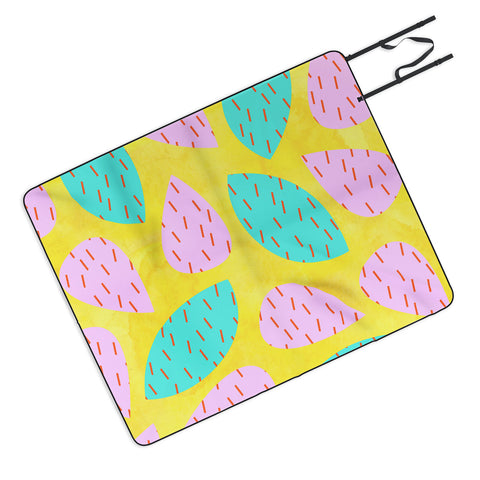 Hello Sayang Spiky Cactus Picnic Blanket