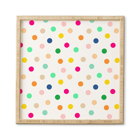 Hello Sayang Spotty Dot Framed Wall Art