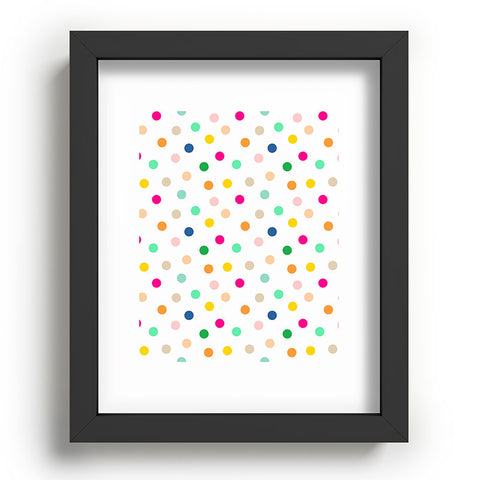 Hello Sayang Spotty Dot Recessed Framing Rectangle