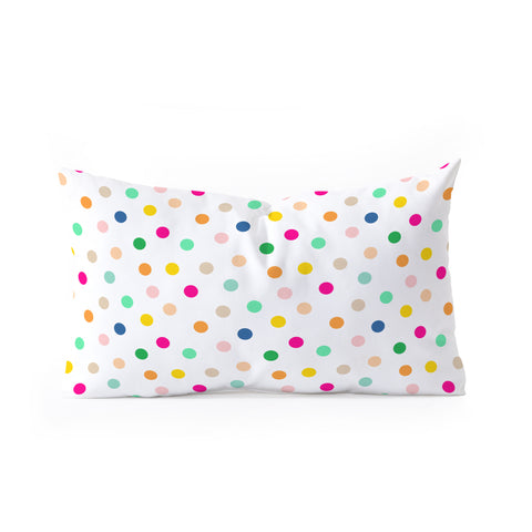 Hello Sayang Spotty Dot Oblong Throw Pillow