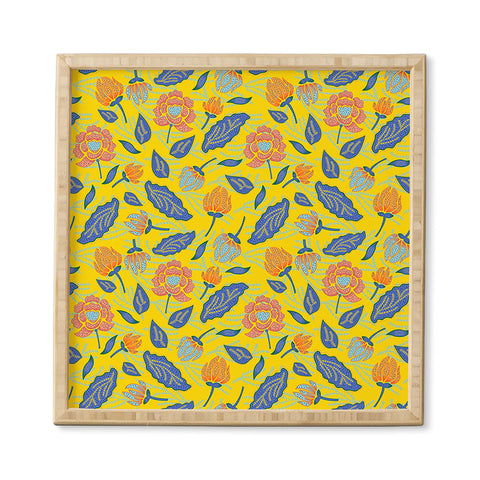 Hello Sayang Summer Batik Framed Wall Art