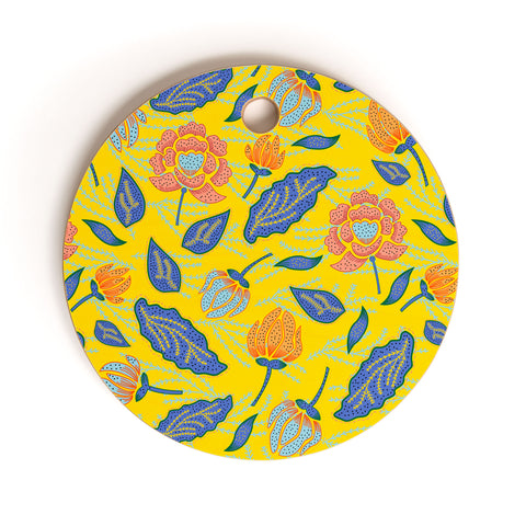 Hello Sayang Summer Batik Cutting Board Round