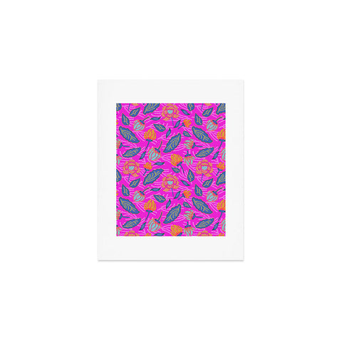 Hello Sayang Summer Batik Fuchsia Art Print