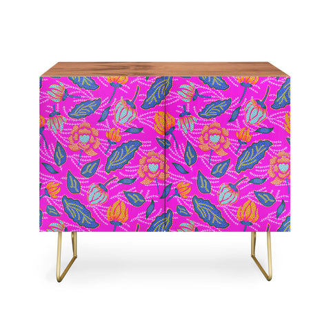 Hello Sayang Summer Batik Fuchsia Credenza
