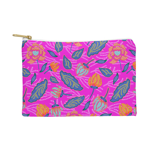 Hello Sayang Summer Batik Fuchsia Pouch