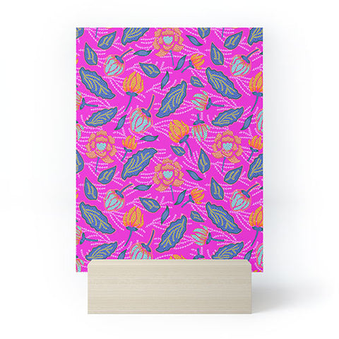 Hello Sayang Summer Batik Fuchsia Mini Art Print