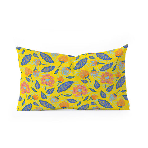 Hello Sayang Summer Batik Oblong Throw Pillow