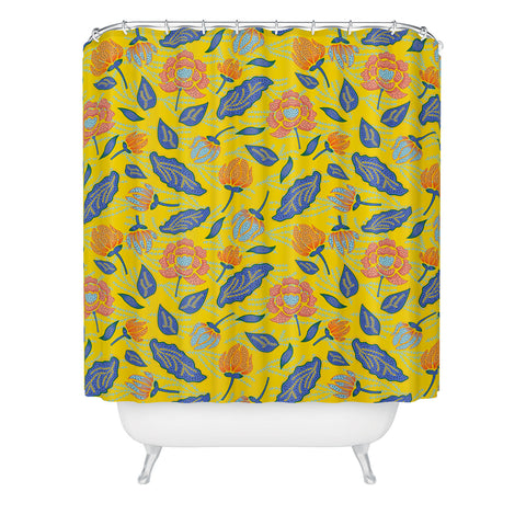 Hello Sayang Summer Batik Shower Curtain