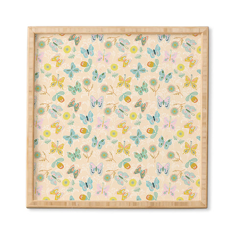 Hello Sayang Summer Butterflies Framed Wall Art