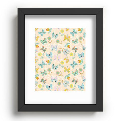 Hello Sayang Summer Butterflies Recessed Framing Rectangle