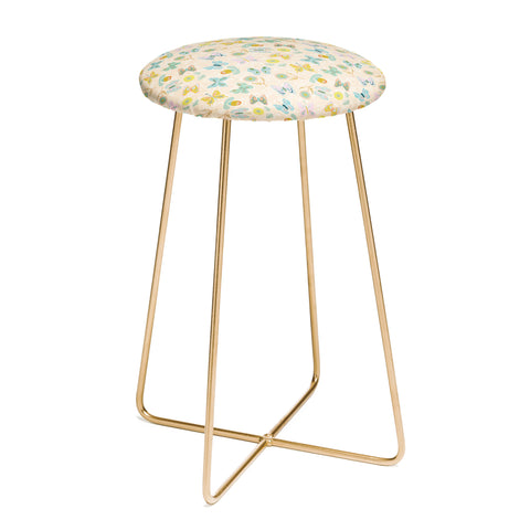 Hello Sayang Summer Butterflies Counter Stool
