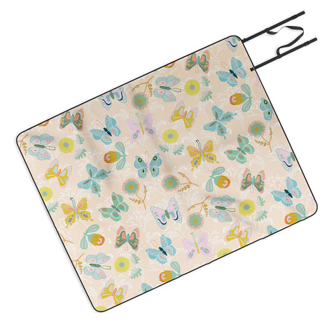 Hello Sayang Summer Butterflies Picnic Blanket