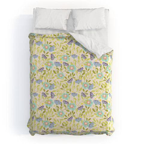 Hello Sayang Summer Daisies Duvet Cover
