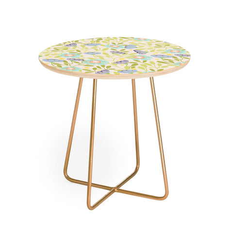 Hello Sayang Summer Daisies Round Side Table