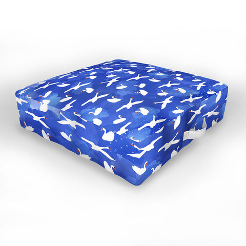 Hello Sayang Swanlake Outdoor Floor Cushion