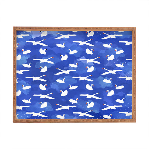 Hello Sayang Swanlake Rectangular Tray