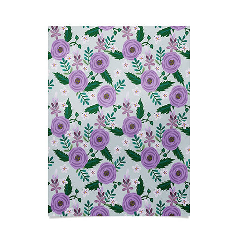 Hello Sayang Sweet Roses Mint Poster