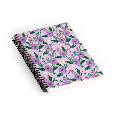 Hello Sayang Sweet Roses Pink Spiral Notebook