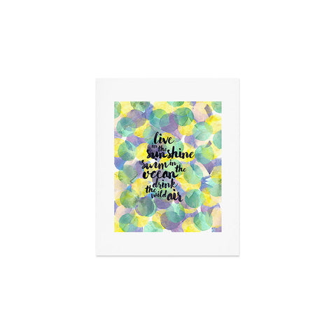 Hello Sayang Swim in the Ocean Art Print