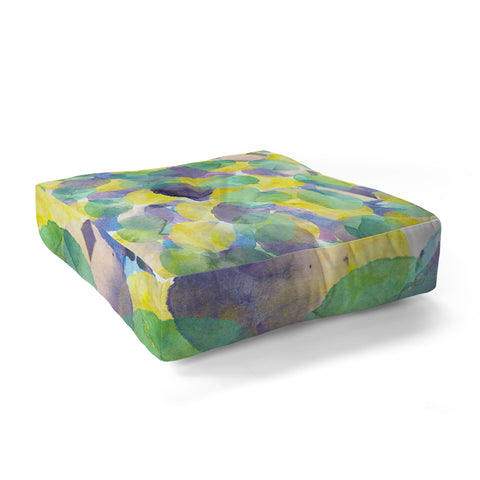 Hello Sayang Swim in the Ocean Floor Pillow Square