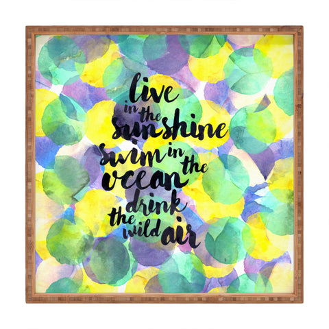 Hello Sayang Swim in the Ocean Square Tray