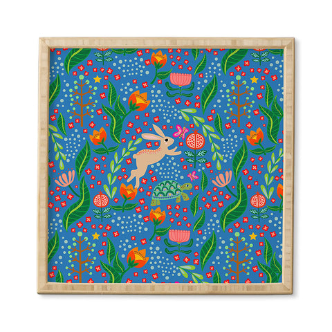 Hello Sayang The Tortoise and The Hare Day Framed Wall Art