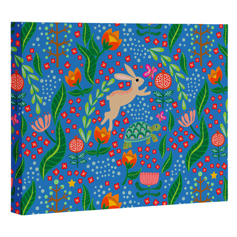 Hello Sayang The Tortoise and The Hare Day Art Canvas