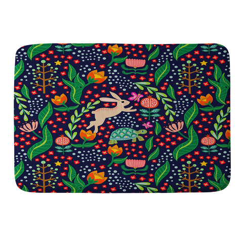 Hello Sayang The Tortoise and The Hare Night Memory Foam Bath Mat
