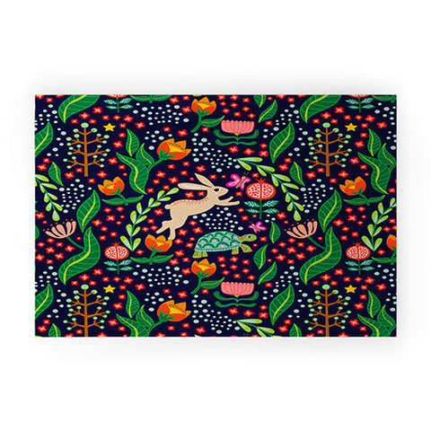 Hello Sayang The Tortoise and The Hare Night Welcome Mat