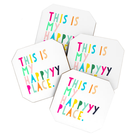 Hello Sayang This is My Happyyy Place Coaster Set