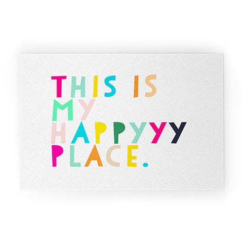 Hello Sayang This is My Happyyy Place Welcome Mat